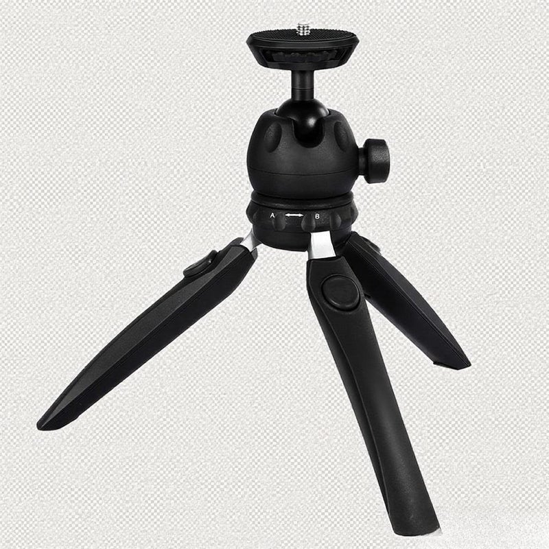 H20 Mini Tabletop Tripod Portable Foldable Phone Camera Tripod Stand with Removable Ball Head with 1/4 Inch Screw - Image 1
