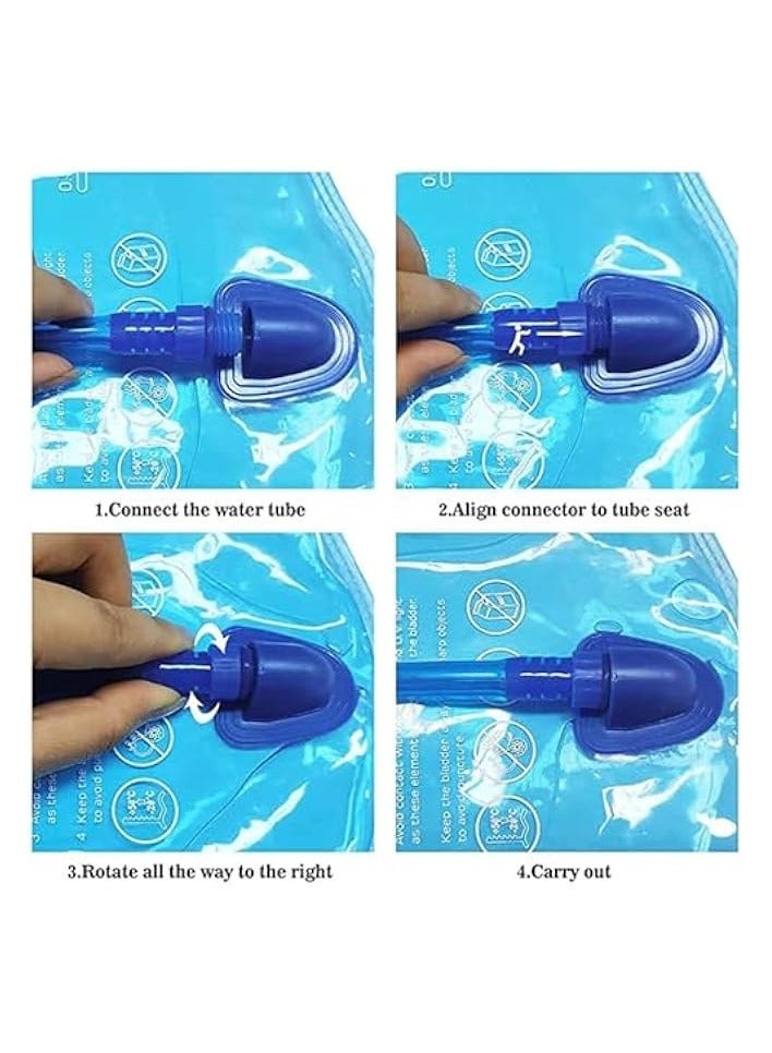 Green Tiger Hydration Bladder, 3L Water Reservoir, Replacement Water Bladder, Leak Proof Hydration Pack for Cycling, Running, Hiking, Camping and Climbing, BPA Free - Image 4