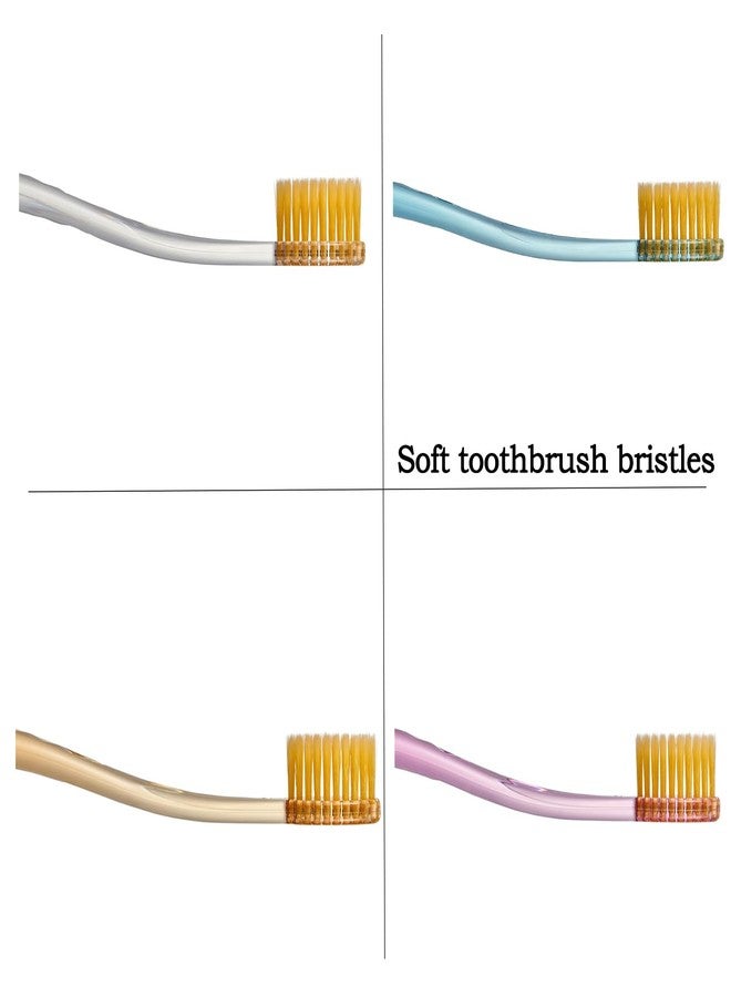 GIANANO Soft Manual Toothbrush for Sensitive Gums, Ultra-Fine Bristle, Gentle Oral Care for a.t.o.m.y Toothbrush (8EA 1Pack - Image 2