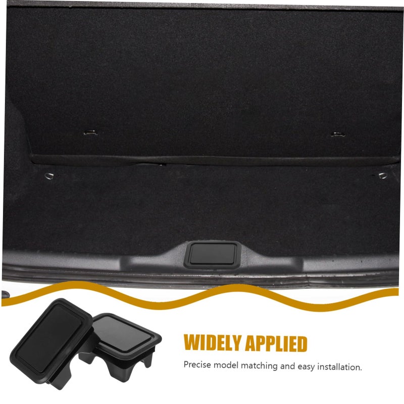 2PCS Black Truck Bed Rail Stake Pocket Covers Dustproof Plugs Compatible RAM 2019 2022 - Image 3