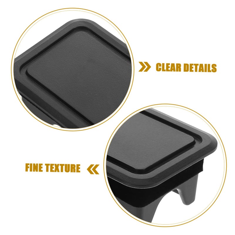 2PCS Black Truck Bed Rail Stake Pocket Covers Dustproof Plugs Compatible RAM 2019 2022 - Image 4