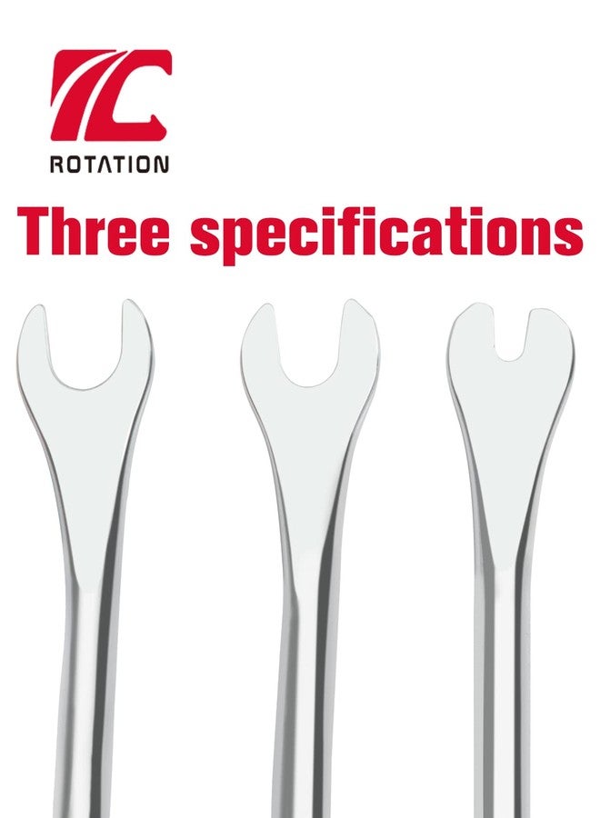 ROTATION 6-Piece Heavy Duty Car Vehicle Trim Clip Removal Set Door Upholstery Remover Chrome Car Door Panel - Image 4