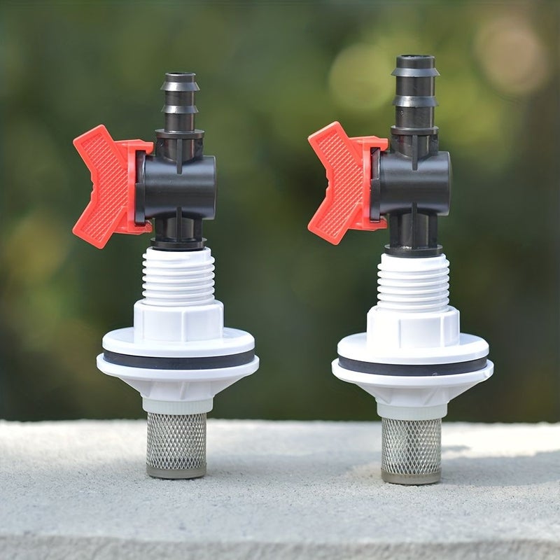 Rain Barrel Connector Kit For 3/4 Inch 16mm Hose With Bulkhead Fitting - Image 1