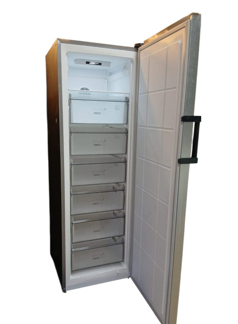 Unionaire 7-Drawer Top Shelf No-Frost Inverter Digital Deep Freezer, Black, 355L - Image 2