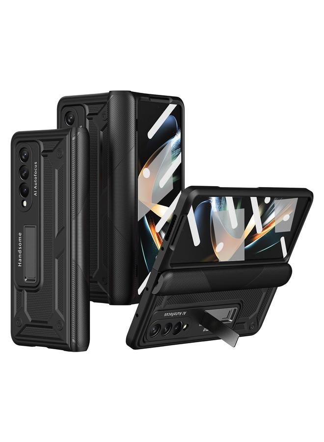 اس-توب جراب لهاتف Samsung Galaxy Z Fold2 5G جراب هاتف مدمج مقاوم للصدمات مزود بمفصلة - Image 1