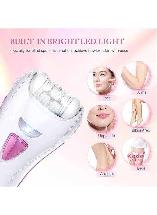 كيدا الأبحاث المتعلقة ب إزالة الشعر الكهربائية مع ضوء LED اللاسلكية القابلة لإعادة الشحن مصغرة إزالة الشعر  - Image 4