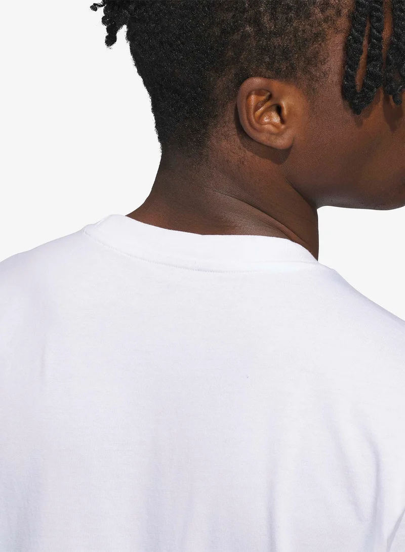 Adidas WHITE Summer Sailing Graphic T-Shirt for Men | Best Price UAE