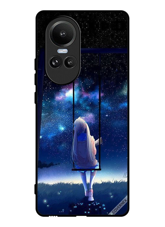 Protective Case Cover For Oppo Reno10 Sad Girl Art
