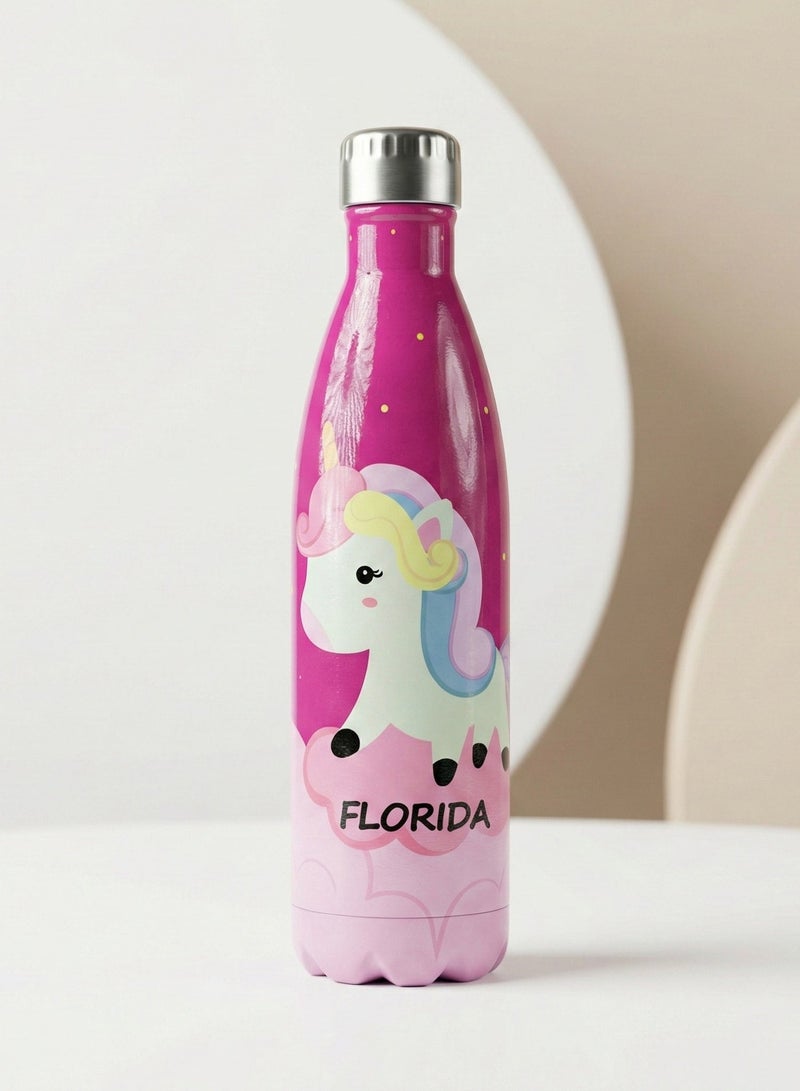 أو جي إس زجاجة مياه استانلس ستيل عازلة للبرودة 24 ساعة والحرارة 12 ساعة – أنيقة، محكمة الإغلاق وسهلة الحمل - Image 1