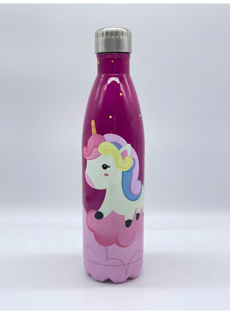 أو جي إس زجاجة مياه استانلس ستيل عازلة للبرودة 24 ساعة والحرارة 12 ساعة – أنيقة، محكمة الإغلاق وسهلة الحمل - Image 2