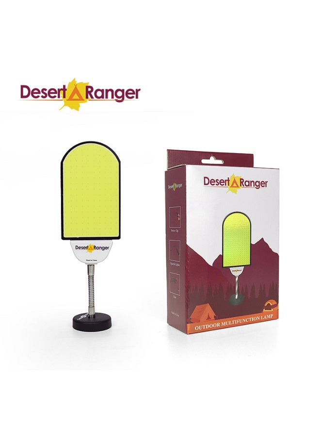 Desert Ranger Outdoor Multifunction Lamp Car Repair Light CR10, Car Cigarette Lighter, Battery Clip Included, Flexible Gooseneck Stand, Magnetic Base, PVC Hard Package - Image 1