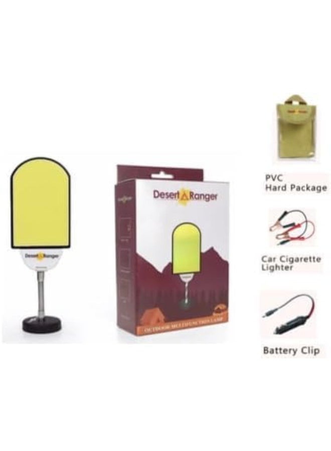 Desert Ranger Outdoor Multifunction Lamp Car Repair Light CR10, Car Cigarette Lighter, Battery Clip Included, Flexible Gooseneck Stand, Magnetic Base, PVC Hard Package - Image 3