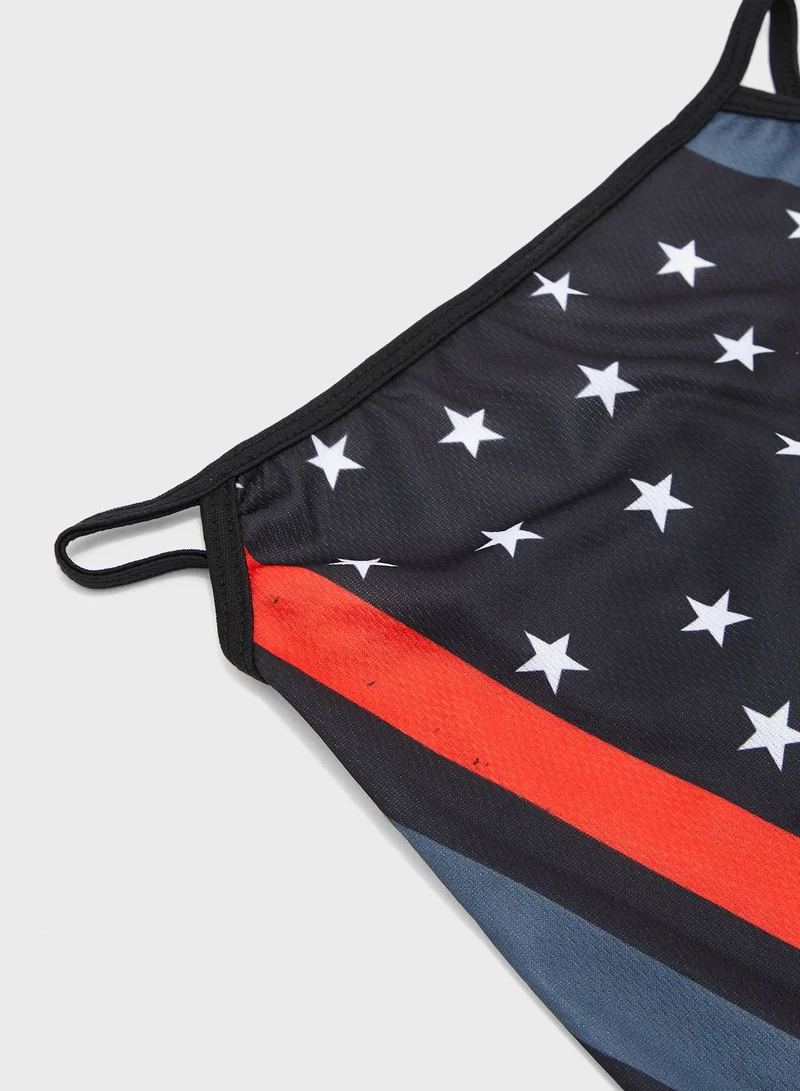 Seventy Five Printed Full Face Mask