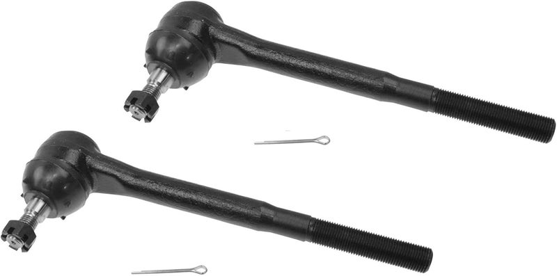 TRQ Front Driver & Passenger Side Steering Kit Center Link Tie Rod Tie Rod Adjusting Sleeve Compatible with 82-95 Chevrolet GMC - Image 5