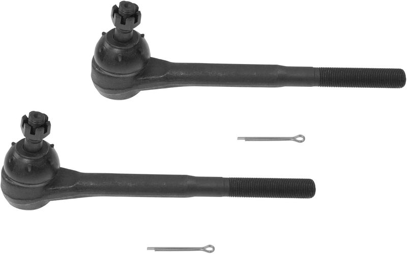 TRQ Front Driver & Passenger Side Steering Kit Center Link Tie Rod Tie Rod Adjusting Sleeve Compatible with 82-95 Chevrolet GMC - Image 4