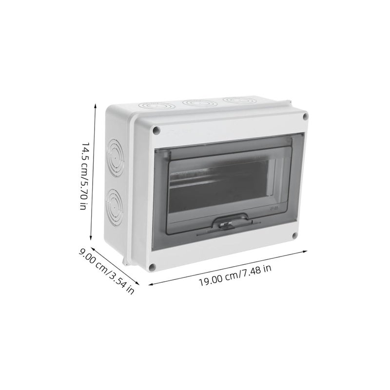 Jojofuny Outdoor Electrical Breaker Box Transparent Cover Easy Installation - Image 3