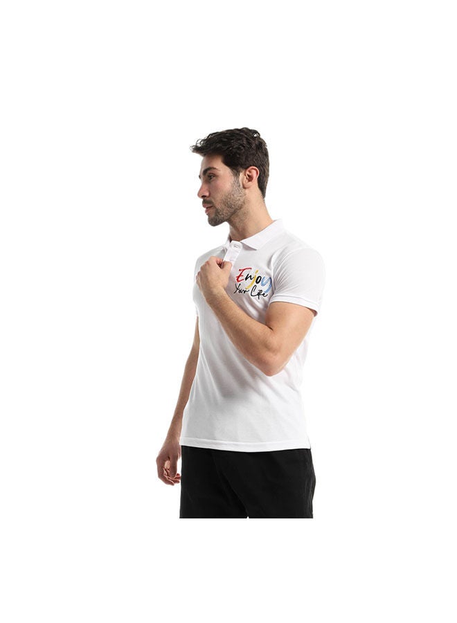 Andora Casual Printed Polo Neck Polo - Image 2