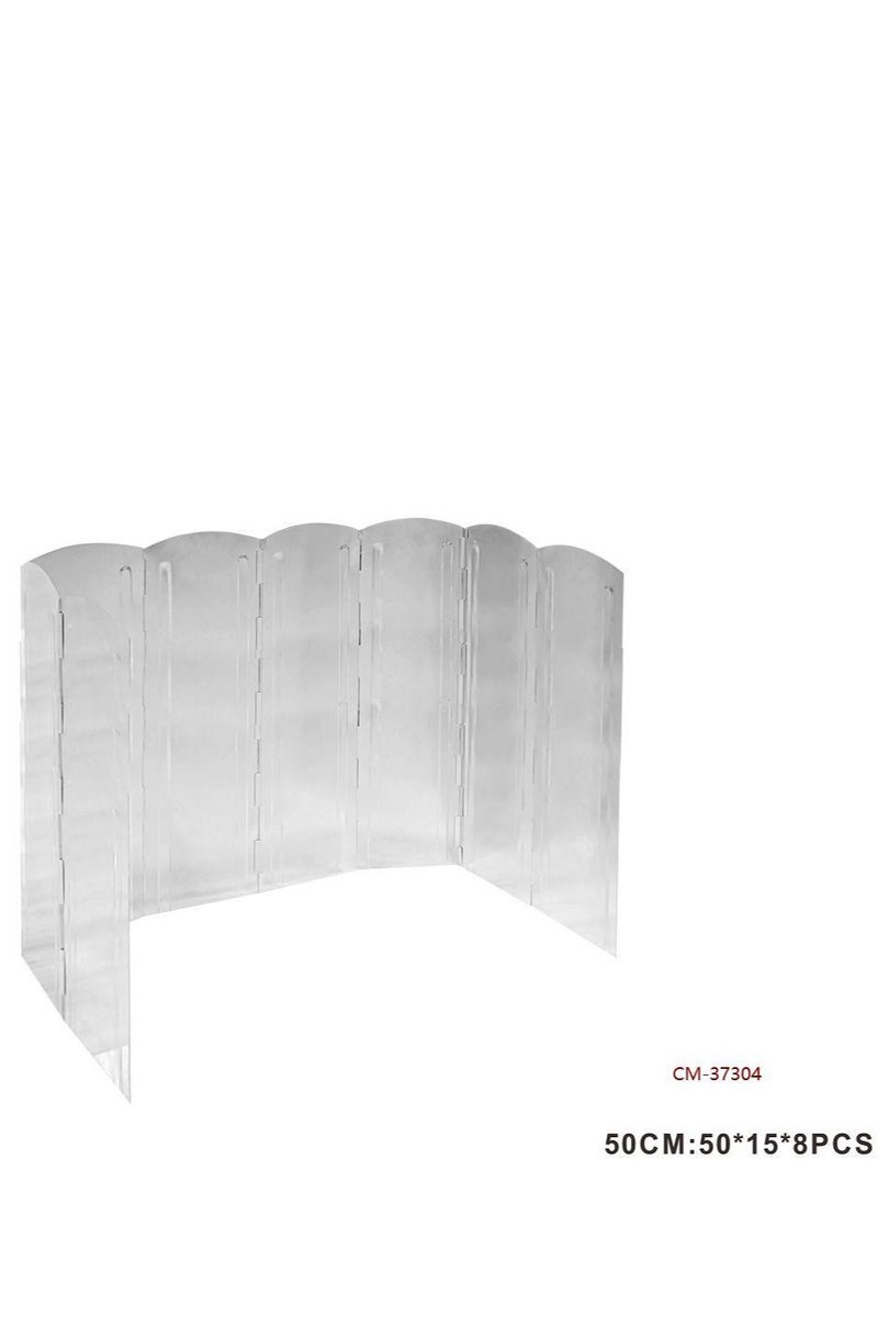 erorex Foldable Aluminum Windshield for Gas Stove - Image 1