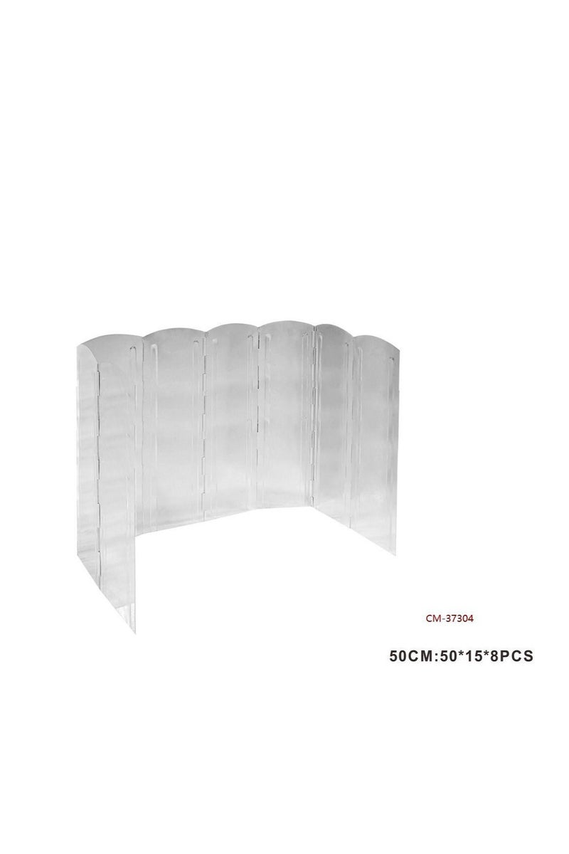 erorex Foldable Aluminum Windshield for Gas Stove - Image 2