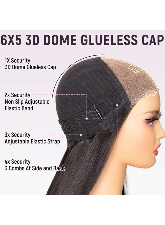 mscoco Highlight Wear and Go Glueless Wigs Human Hair Pre Plucked Pre Cut Honey Blonde Wig 6×5 Loose Body Wave HD Lace Closure Wigs Human Hair for Black Women Pre Bleached Knots 180% Density 18inch - Image 4