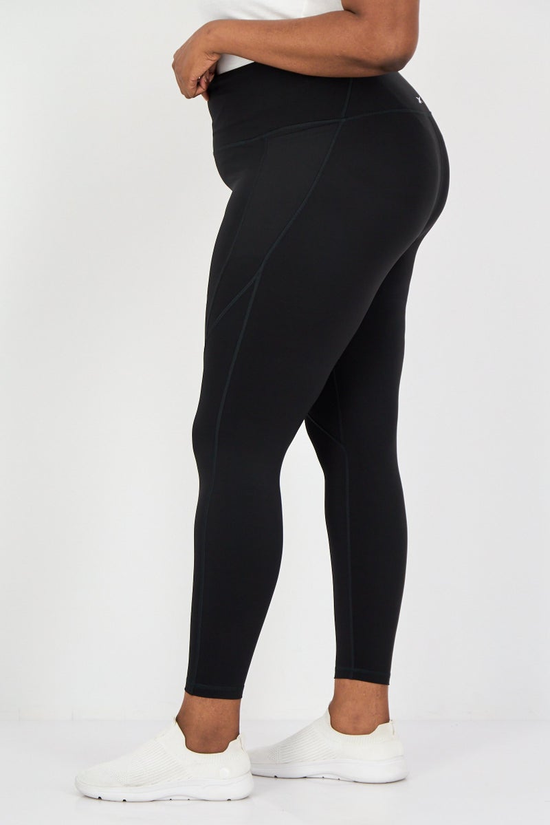 Reebok ليجنز تدريب للنساء بمقاسات كبيرة، أسود - Image 3