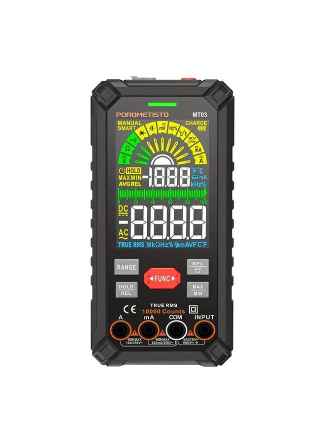 MT03 مقياس متعدد رقمي ذكي، نطاق تلقائي، 10000 عد، اختبار جهد التيار المتردد والتيار المستمر، كشف الجهد غير المتصل (NCV) - Image 1