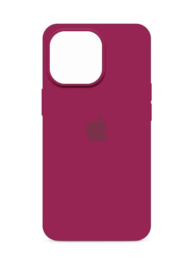 Apple iPhone 14 Pro Case Silicone Cover Liquid Gel Soft Ultra Slim Shockproof Back Full Body Protection 6.1 Inch Eggplant - Image 1