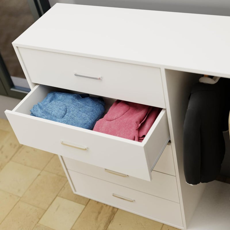 فرنتشر ستور وحدة ادراج مودرن ام دى اف - ارتفاع 96 سم - عرض 96 سم - عمق 40 سم ، من فرنتشر ستور. - Image 3