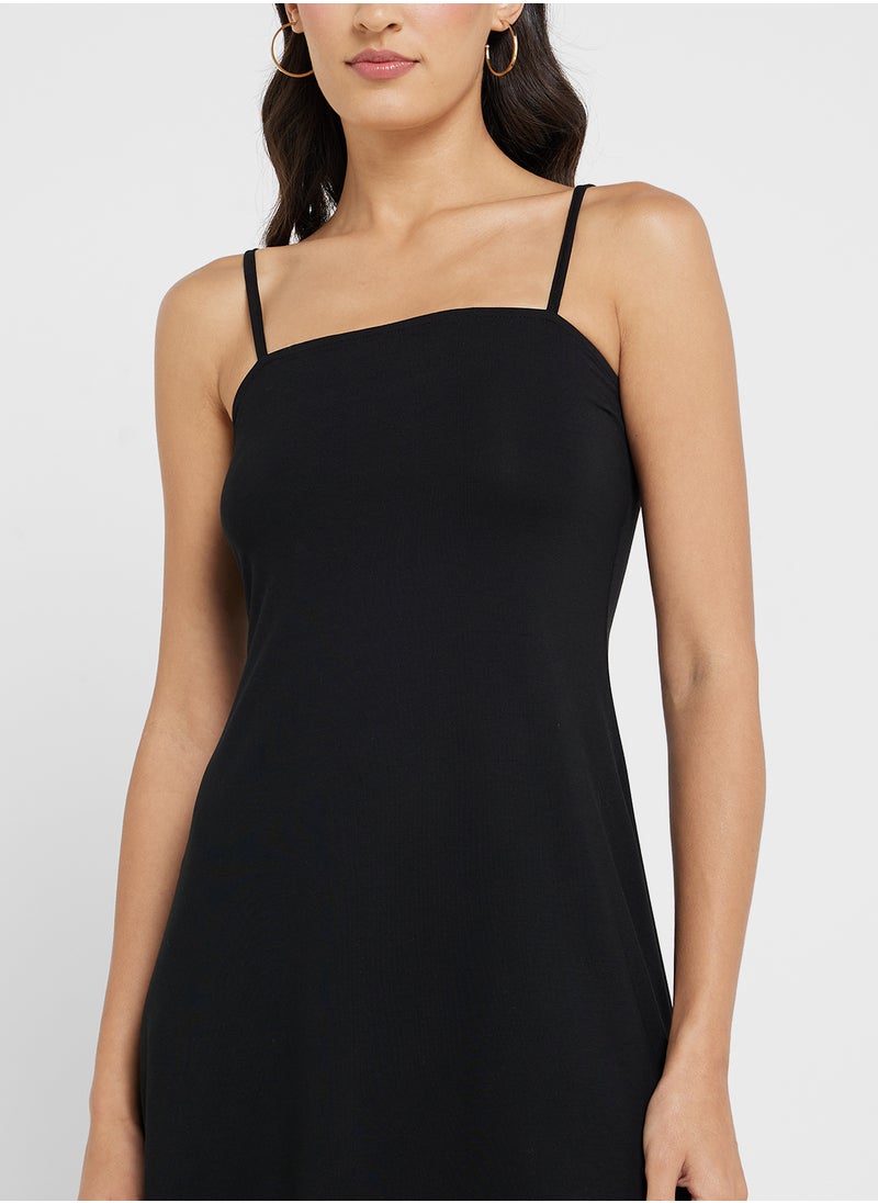 Ginger Basics - Spaghetti Strap Jersey Dress - Image 1