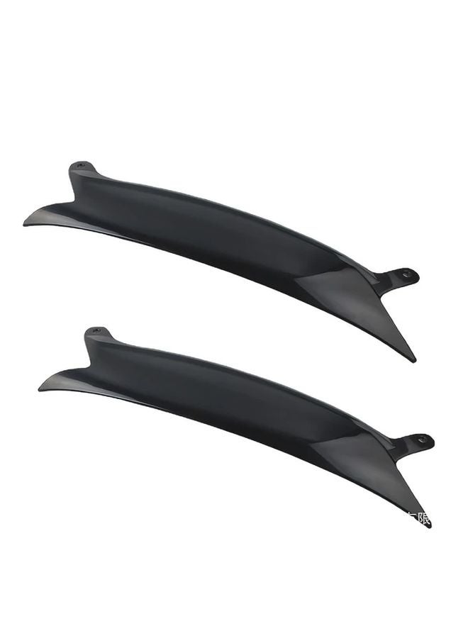 Black Headlight Eyebrow Eyelids Trim Cover For VW Golf GTI Jetta R32 Rabbit MK5 2006 2009 - Image 2