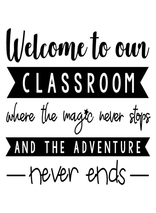 Ceybo Wall Decals | Inspirational Wall Decor Stickers - Removable Peel and Stick Wall Stickers for Classroom, Library Decor, Playroom, Home School and Education Spaces - Quotes Wall Decor - 20" x 16.5" - Image 2