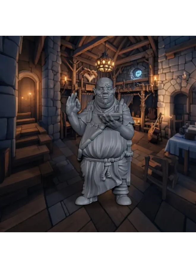 FS698 Tavern Crew DND Minis Set 4Pcs For Tabletop TTRPGs Dungeon And Dragons Campaigns - Image 5