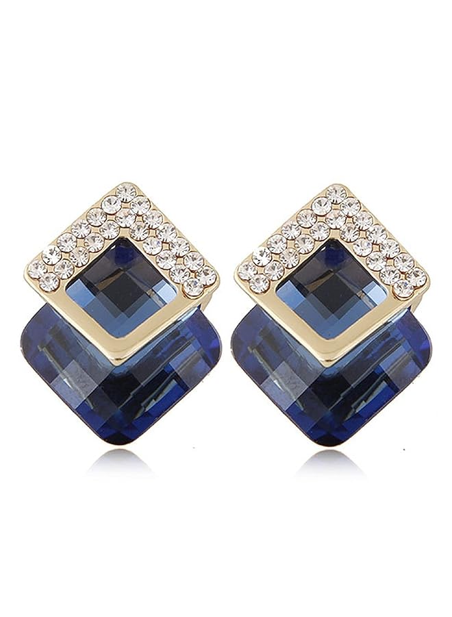 YouBella Jewelery For Women Earings Gold Plated Crystal Stud Tops Earrings For Girls And Women