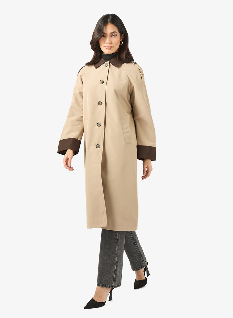 فيرو مودا معطف فيلوشيا ماريا بأكمام طويلة - Image 1