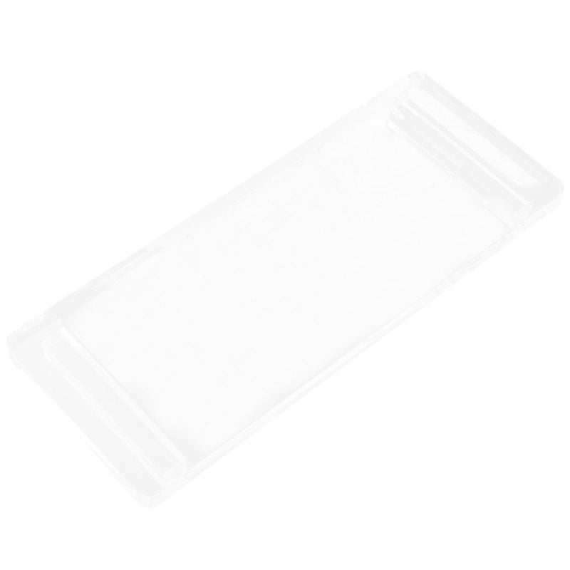 Acrylic Vanity Tray Small Organizer For Perfume Makeup With Raised Feet - Image 2