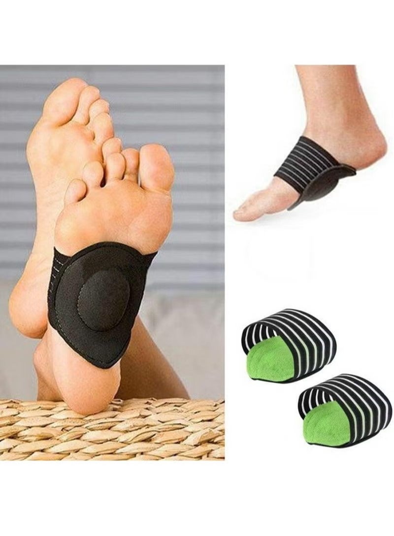 Gonice Arch Support Pad Orthotic Shoe Insert For Flat Foot Pain Plantar Fasciitis PTTD Arch Flatfoot Orthotics Massage Pad Insoles Foot Sleeves  - Image 1