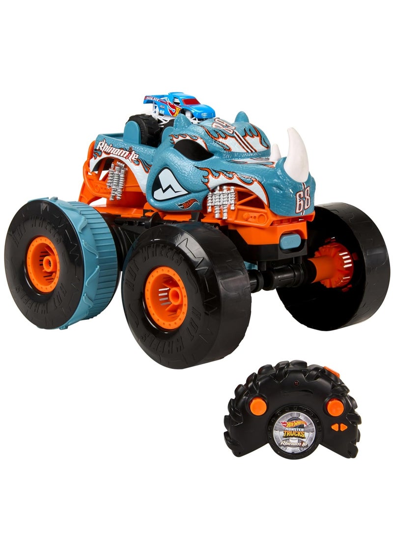 Hot Wheels Monster Trucks Transforming Rhinomite 1:12  - Image 1