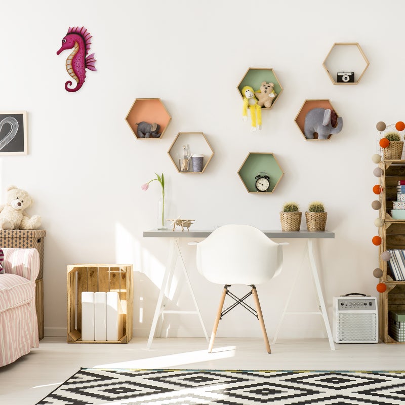 2 pcs Lovely Pendant Sea Horse Decor Hangings Sea Horse Shape Hanging - Image 5