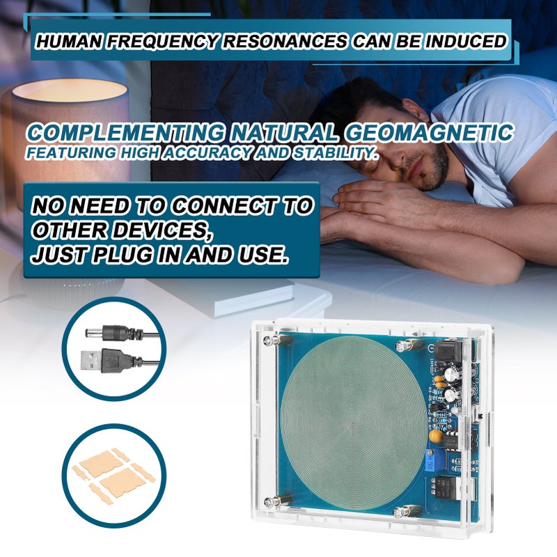 7.83Hz Schumann Waves Resonance Generator Ultra-low Frequency Pulse Audio Resonator USB Interface with Indicator Light ON OFF Function - Image 4