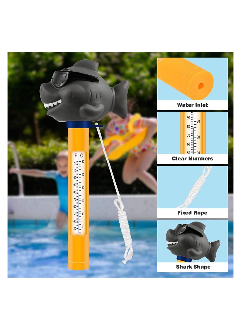 SYOSI Floating Pool Thermometer, Large Size Easy Read for Water Temperature, Shatter Resistant with String for Outdoor and Indoor Swimming Pools and Spas  - Image 5