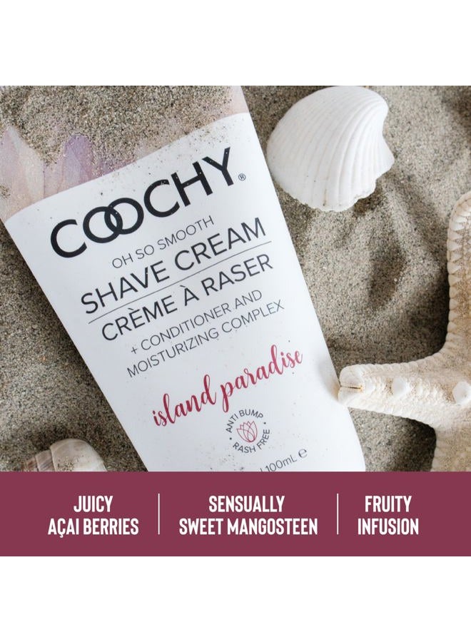 coochy Shave Cream Island Paradise - 7.2 oz - Image 5