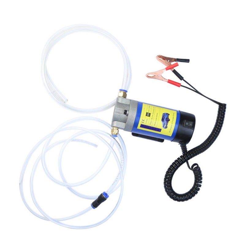 Portable Oil Extractor Pump 12V 100W Copper Motor 1-4L/min Flow Electric Oil Transfer Pump Automotive Oil Change Pump with 5.9ft Extendable Power Cord for Cars Motorcycles RVs Boats Lawn Equipment - Image 1