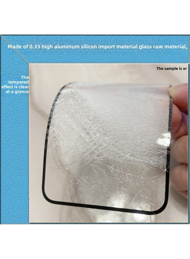 Applicable IPhone16Pro 15 Silk Screen Printing Three Strength High Aluminum Large Arc Tempered Film Apple 12 13 14 Full Screen Film-Color:Three Strong High Aluminum Large Arc Anti-static [electroplating Regular Version]-Dimensions:iphone 15Promax [thick Glue]]  - Image 4