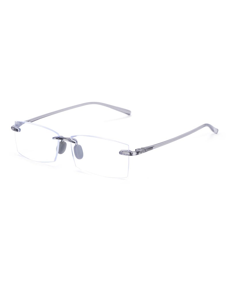 TERAISE Rimless Reading Glasses Comfortable Lightweight Frameless Reader 1 Pack Men and Women Blue Light Blocking Computer Eyeglasses(1.0X) - Image 1