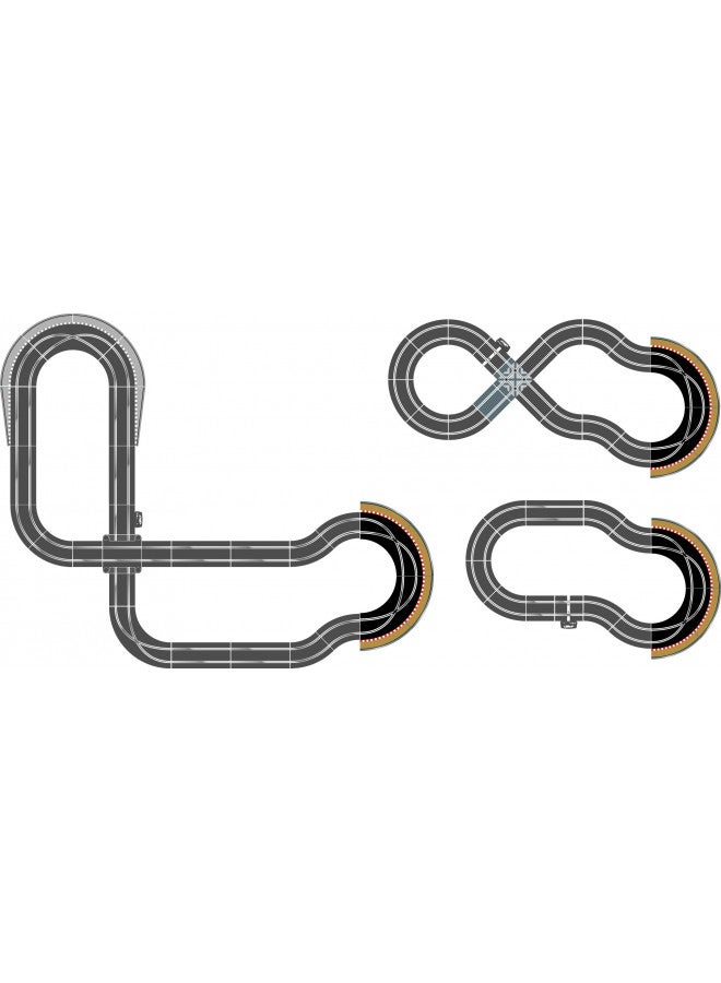 Scalextric C8510 Track Extension Pack - 2x Racing Curves Borders- Barriers, Large, Multi-colored - Image 4