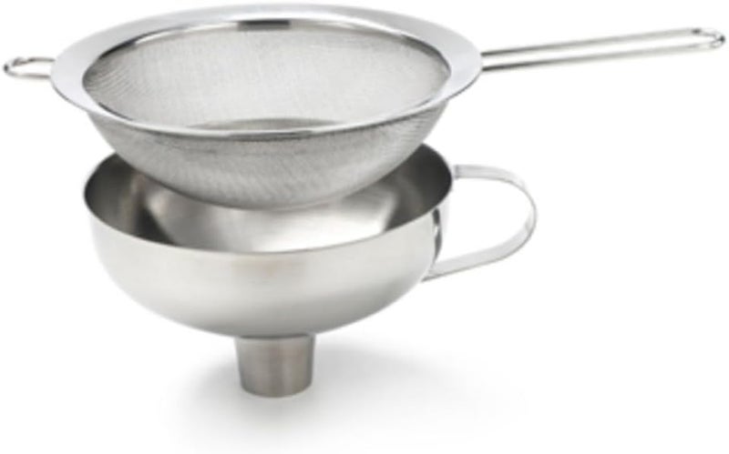 iSi Combination Funnel with Sieve Insert - Universal Fit for Cream/Food Whippers and Canning, Stainless Steel - Image 2