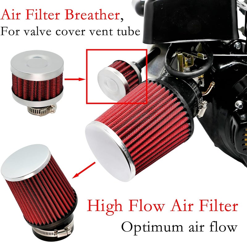 JMCHstore Performance Carburetor Carb Air Filter Adapter Kit for Mini Bikes and Go Karts - Image 3