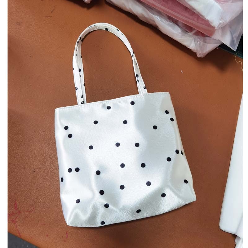 Bag Women'S Korean Style Large Capacity Commuter Retro Underarm Bag Striped Square Bag Casual Shoulder Tote Bag - Image 1