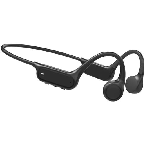 Haowolf Bone Conduction Headphones, Bluetooth 5.4 with Mic Open Ear IPX8 Waterproof Headsets, Swimming Headphones 10H Playtime Wireless Earbuds for Sports, Running, Cycling - Image 1
