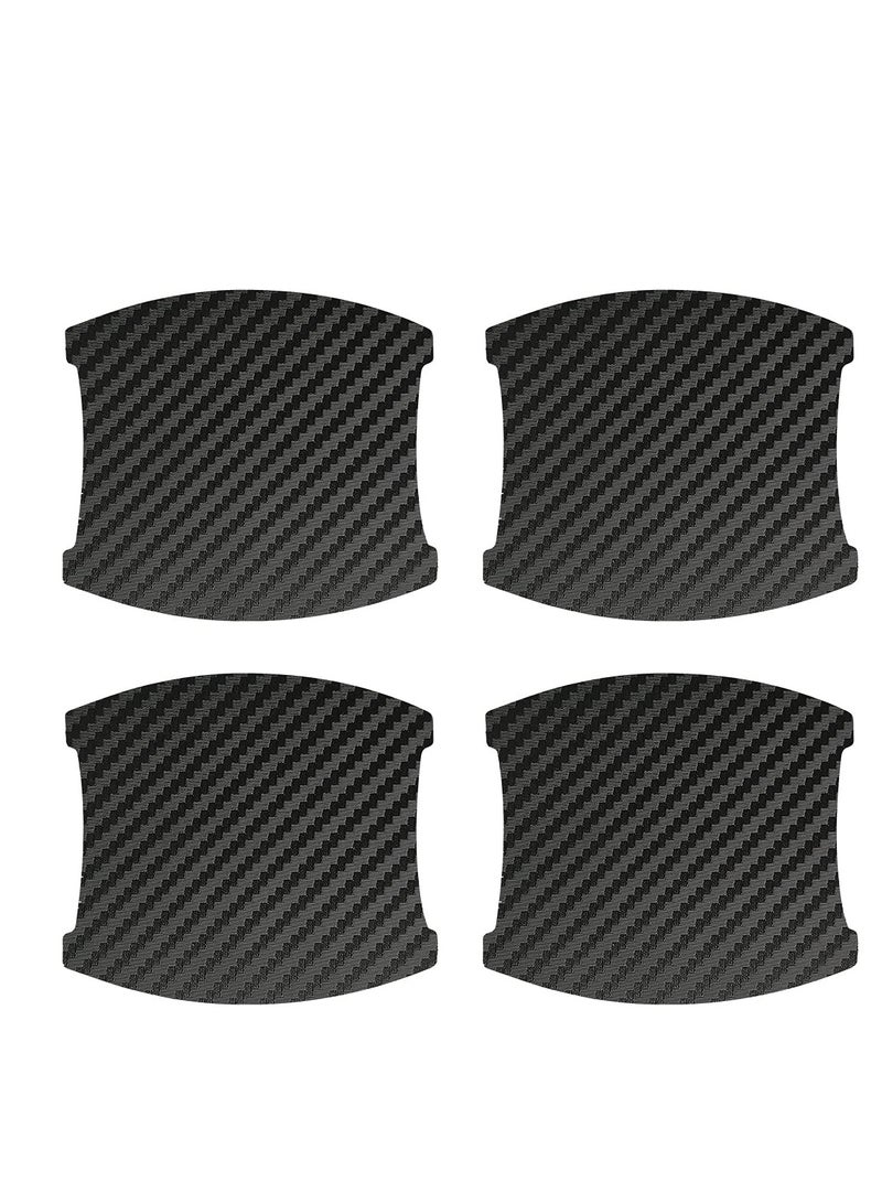 KASTWAVE Door Handle Cup Protection Sticker, Magnetic Carbon Fiber Door Bowl Protector Door Cup Anti-Scratch Protection Cover Sticker Scratch Protection TPU Universal for Cars, Suvs, Trucks, Etc. (4 Pieces) - Image 5